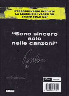 libro vasco vasco xl 40 anni di canzoni libro di vasco libro vasco vasco xl 40 anni di canzoni libro di vasco