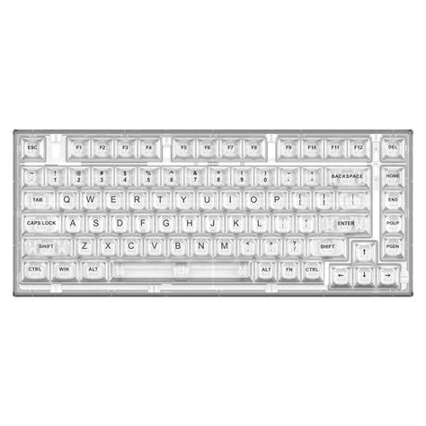 Buy YUNZIIX75 82 Key Hot Swappable Mechanical Keyboard with Transparent ...