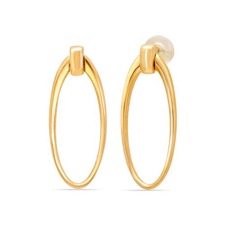 14KT Yellow Gold Bold And Beautiful Drop Earrings