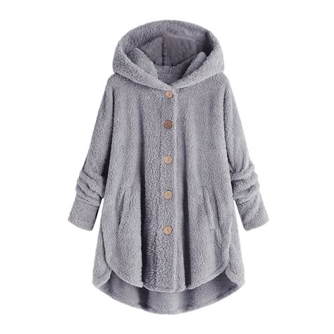 iHPH7 Fleece Jacket Warm Winter Coats for Women Winter Clothing for ...