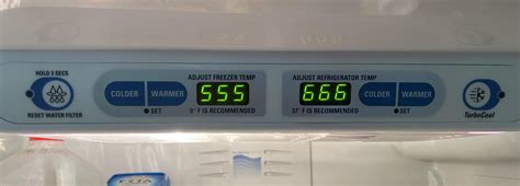 Image result for GE Refrigerator Control Settings