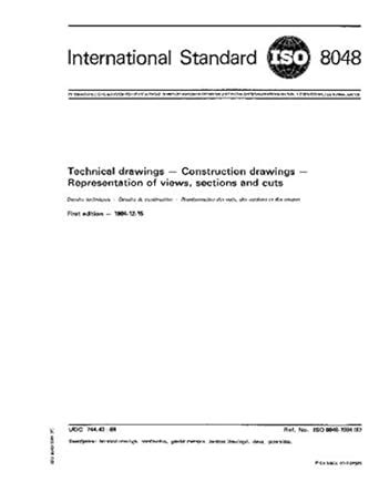 ISO 8048:1984, Technical drawings - Construction drawings ...