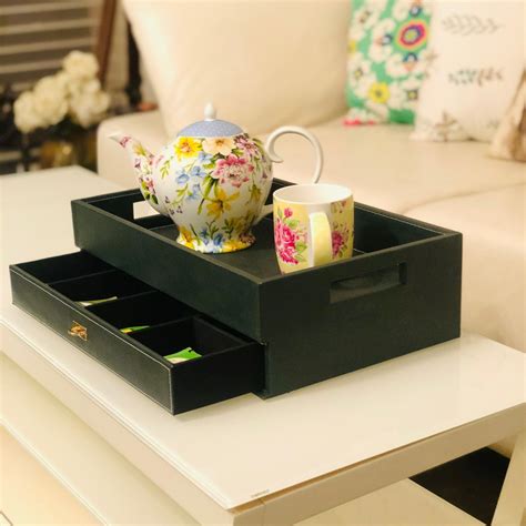 Flipkart.com | casagold 8 Compartments Leather, Wood Home/ Office Tea ...
