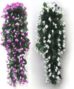 St Mart st mart Artificial Creepers hanging flower Multicolor Rose ...
