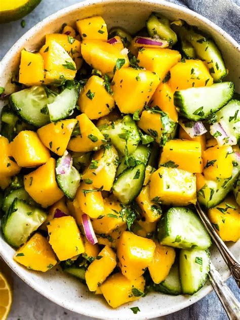Irresistible Mango Cucumber Salad with Chili Lime Delight