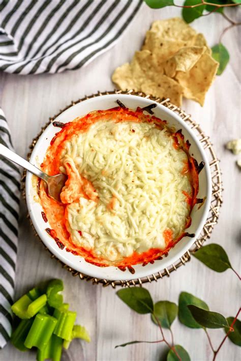 Instant Pot Buffalo Cauliflower Dip || Keto Friendly - A Lily Love Affair