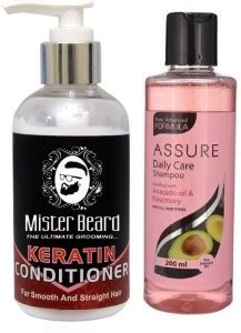 Mister Beard KERATIN CONDITIONER WITH ASSURE DAILY CARE SHAMPOO 200ML ...