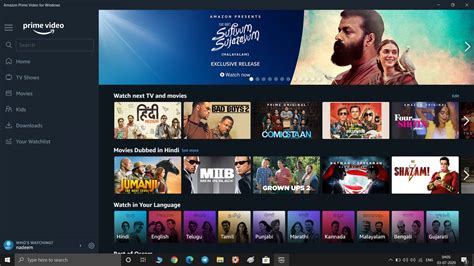 Prime Video Computer App 的图像结果