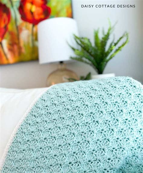 Shell Stitch Blanket Tutorial 的图像结果