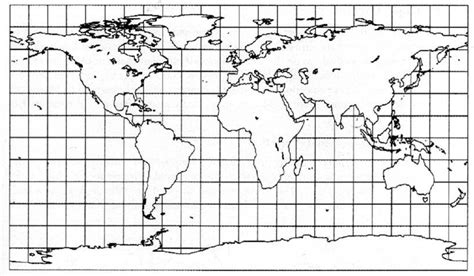 Image result for Equirectangular World Map with Cities