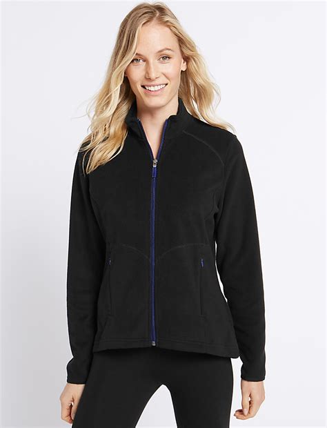 Buy Funnel Neck Fleece Jacket at Marks & Spencer