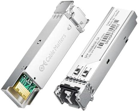 Cable Matters 2-Pack 1000BASE-SX SFP to LC Multi Mode 1G Fiber ...