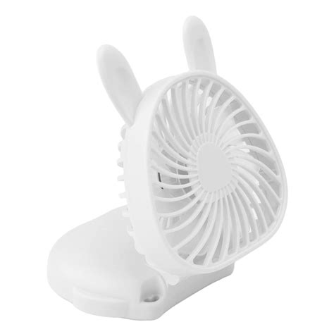 Rendon Portable Handheld Desk Fan, Cute Bunny Shape Handheld Neck ...