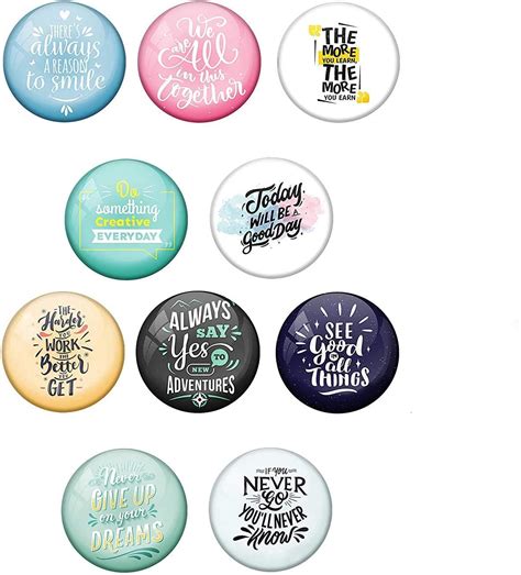 Buy Simply Adbhut - Think Positive Quotes Fridge Magnets for Home ...