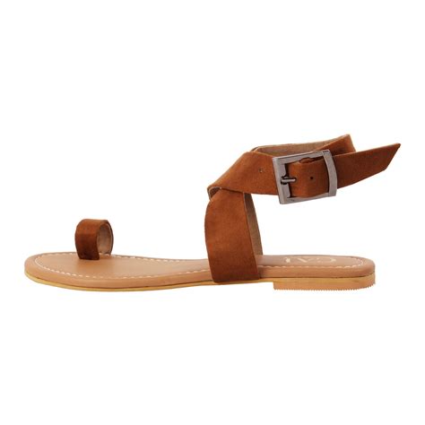 Womens Sandals: Buy Brown Toe Loop Sandals for Women Online | Cai Store ...