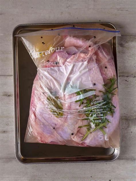 Simple Turkey Breast Brine Recipe - I'd Rather Be A Chef