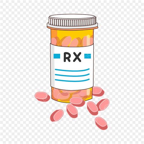 Medicine Pill Bottle Clipart Pill Bottle Png Images Free Download On