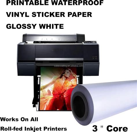 Vinyl Sticker Paper - Transparent, Waterproof & Customizable