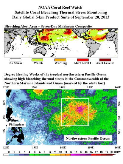 Reef-Scale Thermal Stress Monitoring of Coral Ecosystems: New 5-km ...
