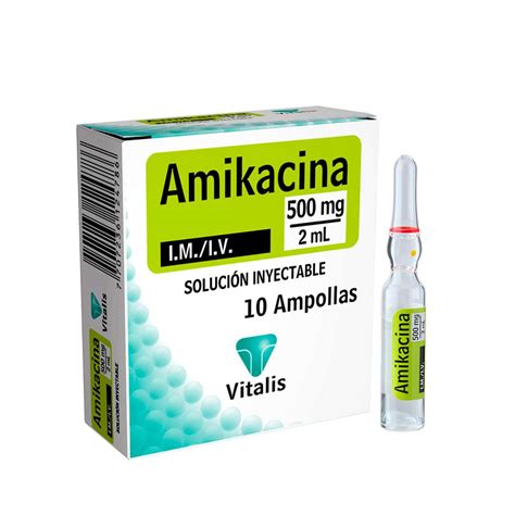 AMIKACINA 500 MG/2 ML X 10 AMP IM/IV - EcoFarma