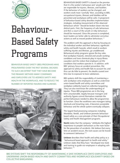 Image result for Behaviour Based Safety Course