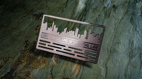 Metal Business Cards - Custom Laser Cut Engraved Design | Silkcards