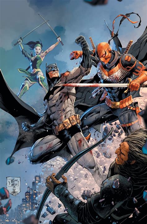 Batman Vs Deathstroke by Tony Daniel | Dc comics artwork, Batman comics ...