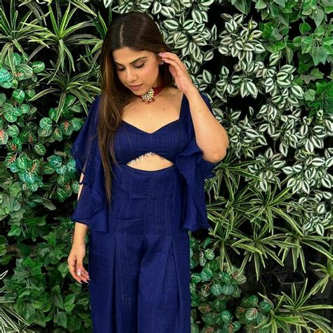 Blue Lurex Jumpsuit