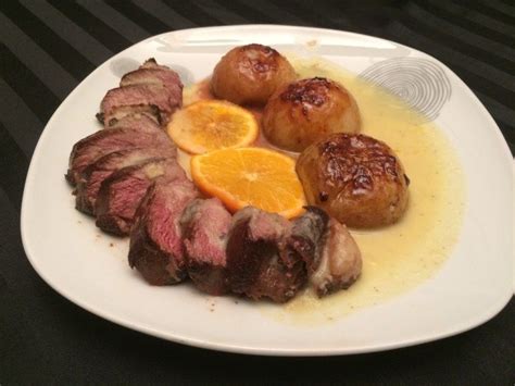 magret de canard aux navets en cocotte