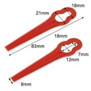 Buy 20pc Plastic Blades for Einhell Akku GE-CT 18 Li Cordless Strimmer ...