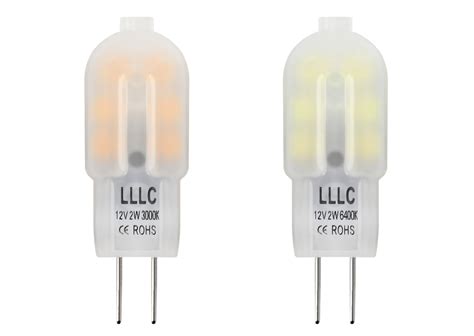 2W G4 12V LED Bulbs Warm White or Cool White