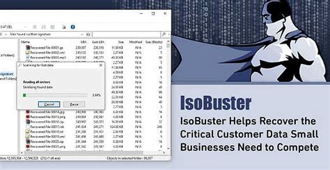 IsoBuster Helps Recover the Critical Customer Data Small Businesses ...
