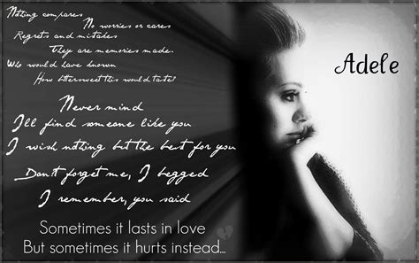 Adele Someone Like You Wallpaper