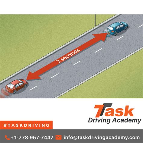 7 Reasons Why Maintaining a Safe Following Distance is Crucial for Road Safety – TASK Driving ...