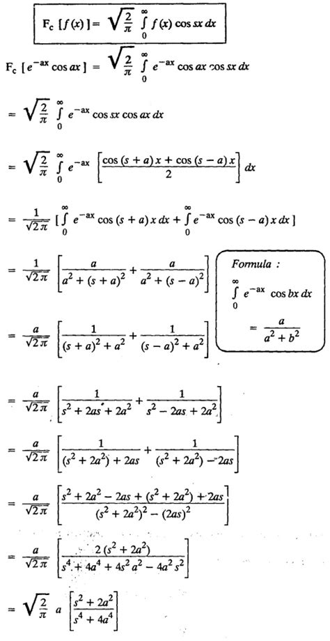 Fourier sine & Cosine transforms - Definition, Statement, Proof, Solved ...