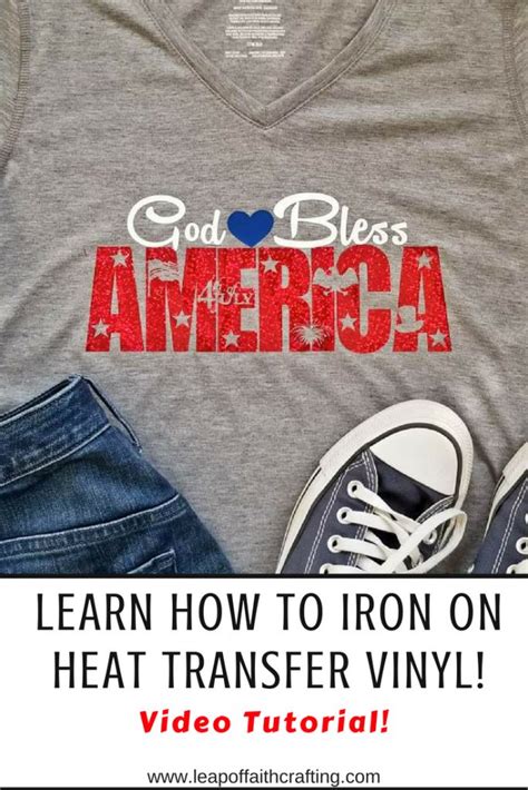Image result for Iron on Vinyl Tutorial