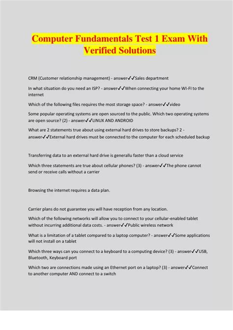 Computer Exam Test Question 的图像结果