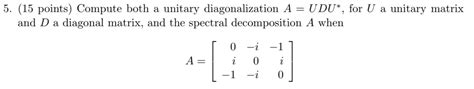 Image result for Diagonalization of Unitary Matrices