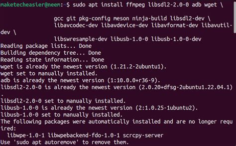 Image result for Scrcpy Terminal Commands