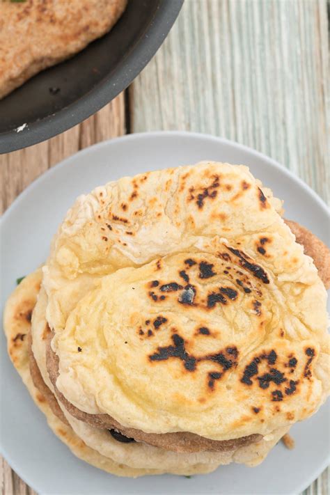 Easy Flatbread (No Yeast) | Baking for Happiness