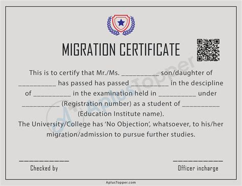 Migration Of University