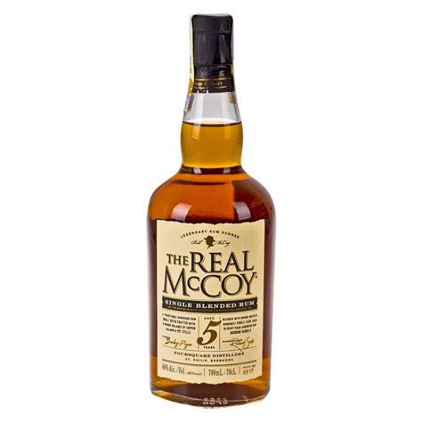 The Real McCoy 5Y Distiller's Proof 0,7 46% | Excaliburshop