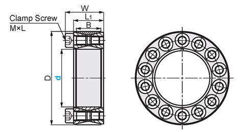 Keyless Bushings(Mechanical Lock), Straight | MISUMI | MISUMI India
