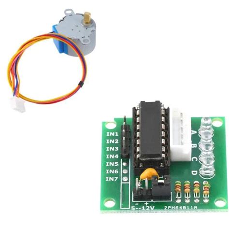 Stepper Motor(28YBJ-48) with ULN2003 Driver Board | Robodo