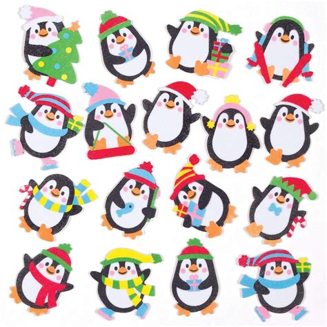 Baker Ross Penguin Foam Stickers - Pack of 120, India | Ubuy
