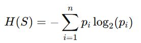 Image result for Entropy Formula in Machine Learning Images
