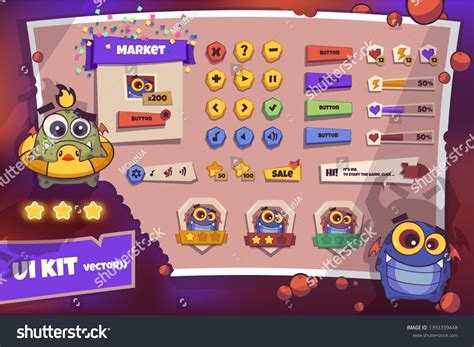 Image result for Game UI/UX Kit