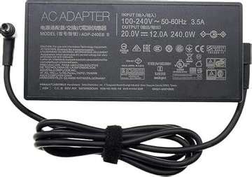 ASUS 150W 20V Laptop Charger Adapter with 3.7mm Pin Compatible for ROG ...