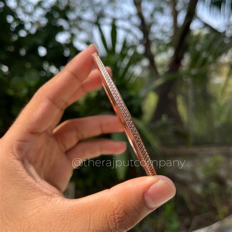 Copper Knurled Chakri Kada – The Rajput Company
