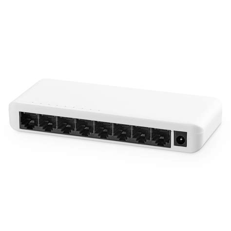 YuLinca 8 Port Gigabit Ethernet Switch, 8 x 100/1000Mbps Ports ...